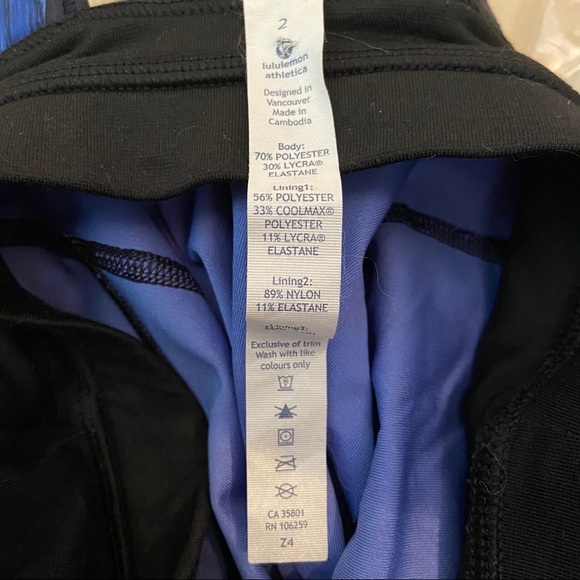 BNWOT Lululemon women’s Kanto Catch ‎ me tank in size 2 - Picture 7 of 9